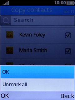 Select OK.