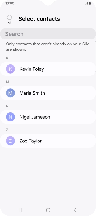 Press the field above 