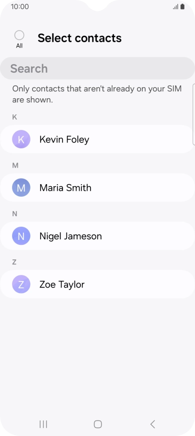 Press the field above 