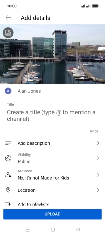 Press the field below 