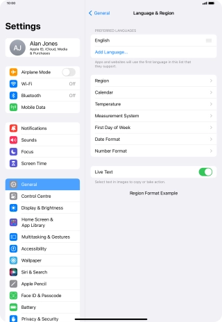 Press Add Language....