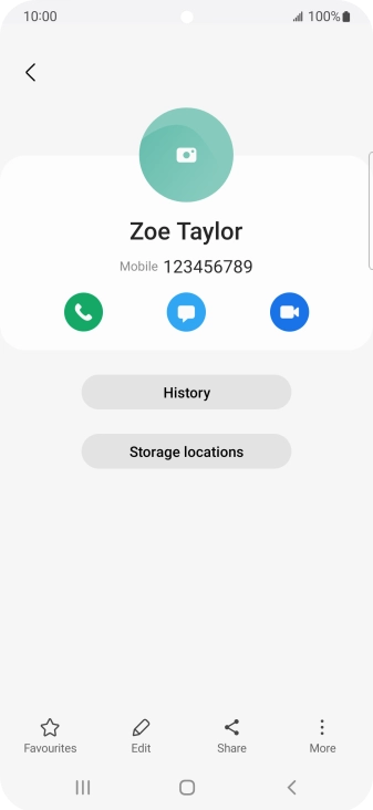 Press the Home key to return to the home screen.