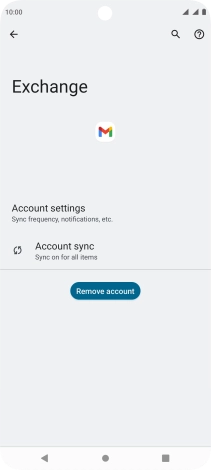 Press Account settings. Press Account settings.