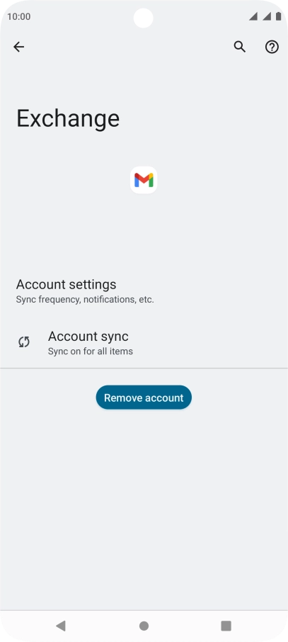 Press Account settings. Press Account settings.