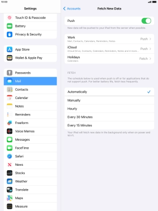 Press the indicator next to Press the indicator next to