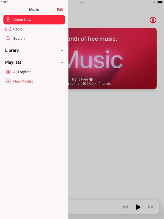 Press New Playlist.