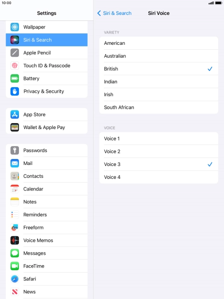 Press the required accent. Press the required accent.