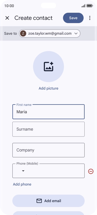 Press Surname and key in the required last name.