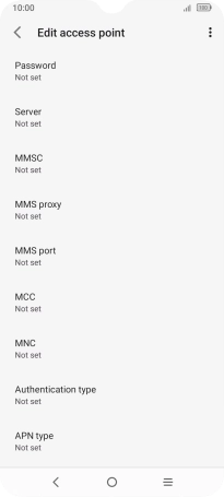 Press MMSC. Press MMSC.