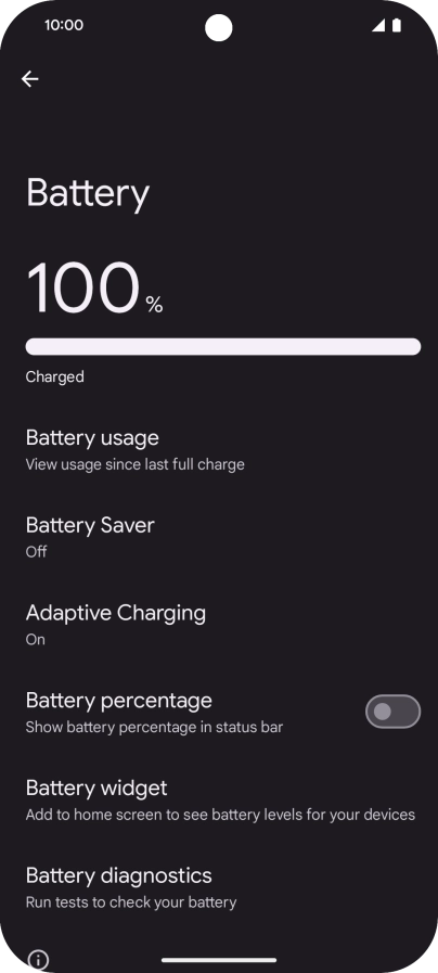 Press Battery Saver.