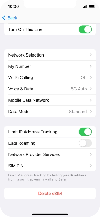 Press the indicator next to Press the indicator next to