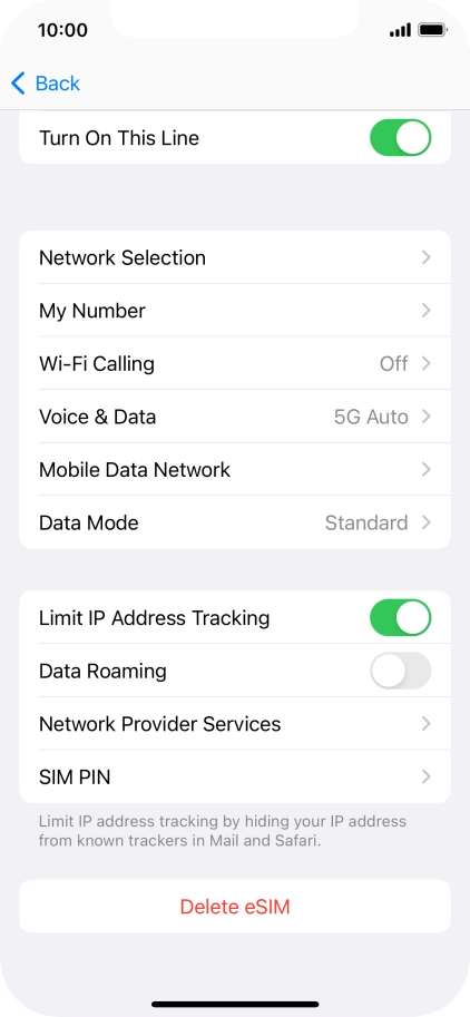Press the indicator next to Press the indicator next to