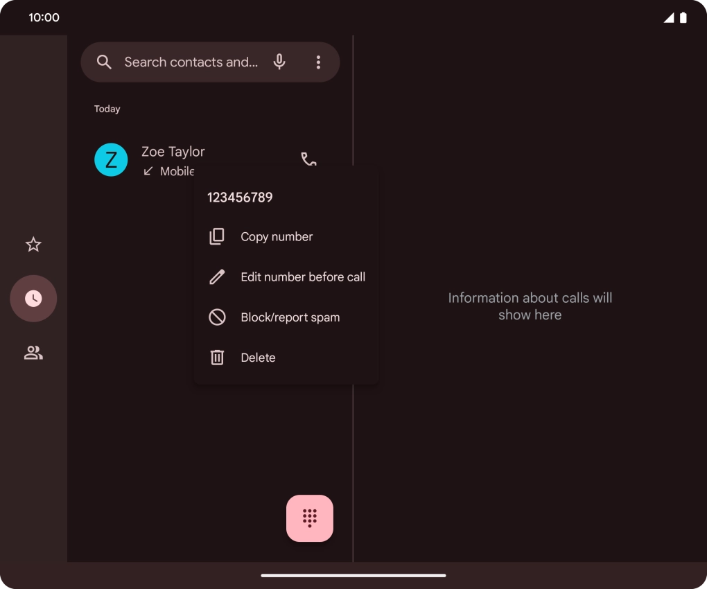 Press Block/report spam.