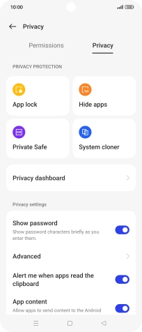 Press Privacy dashbord. Press Privacy dashbord.