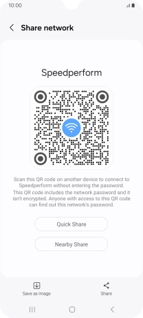 Place the QR code inside the camera frame on the other device to scan the code.