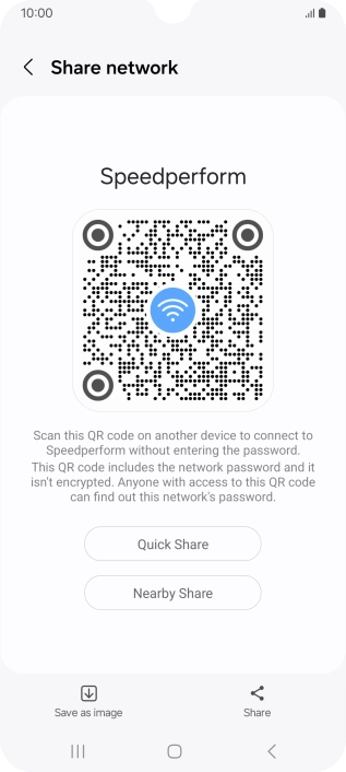 Place the QR code inside the camera frame on the other device to scan the code.