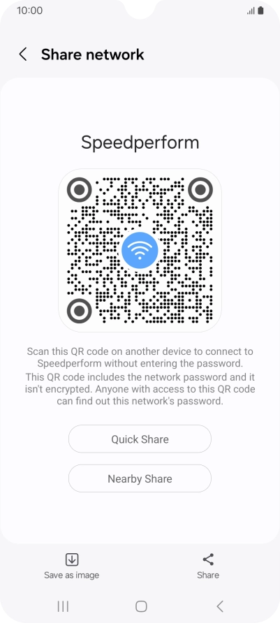 Place the QR code inside the camera frame on the other device to scan the code.