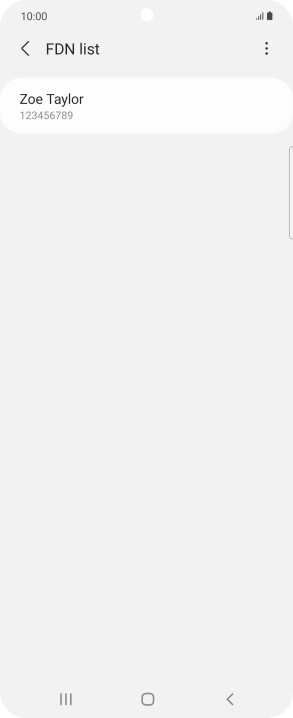 Press the Home key to return to the home screen.