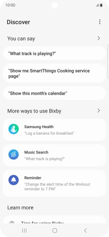 Press the menu icon. Press the menu icon.