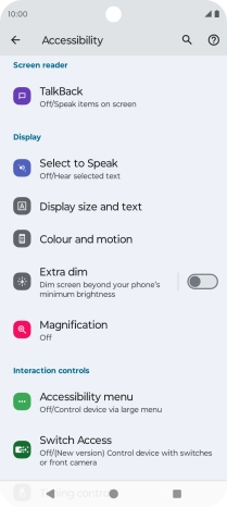 Press the required category below 