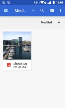 Press the required file.