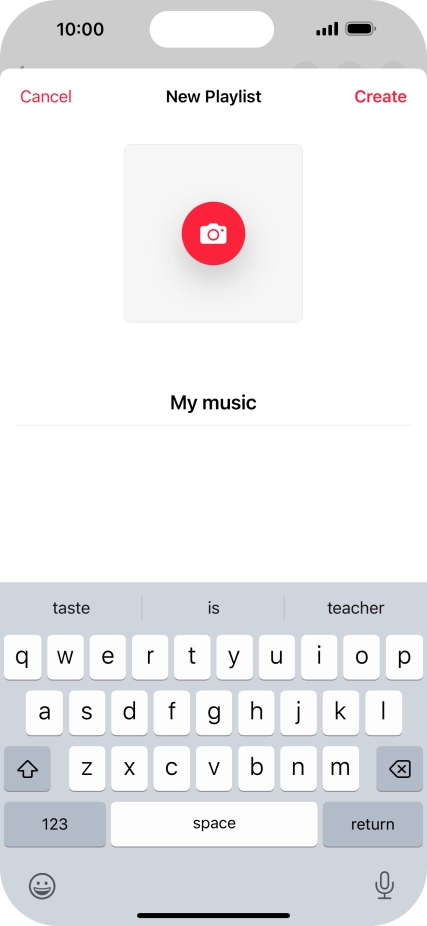 Press Create. Press Create.