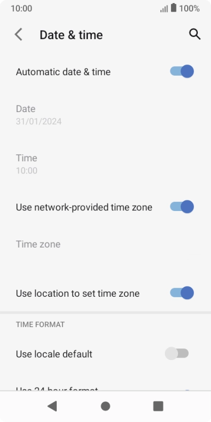 Press the Home key to return to the home screen. Press the Home key to return to the home screen.