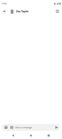 Press the text input field. Press the text input field.