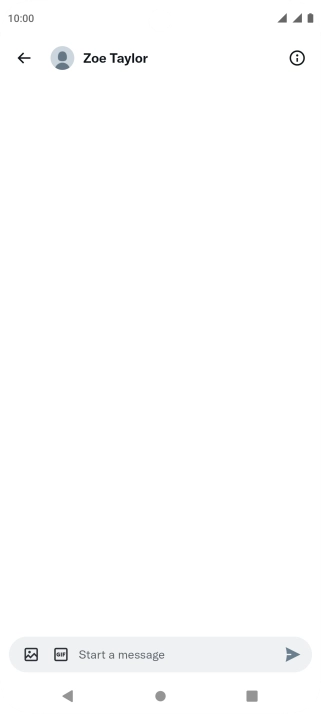 Press the text input field. Press the text input field.