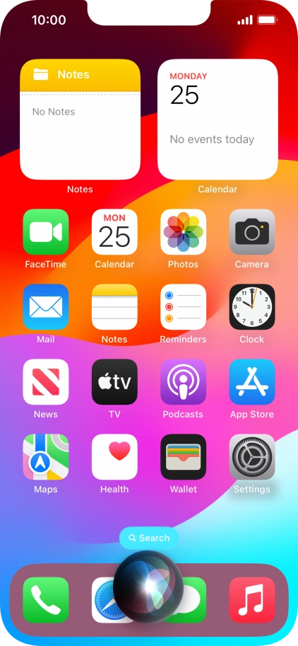 Say, in your own words, what you would like your phone to do, e.g.: CAMERA, CALL [contact], SEARCH THE WEB FOR [information].