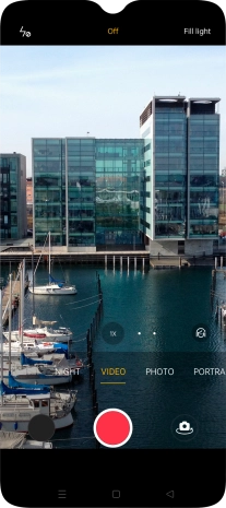 Press the required setting.