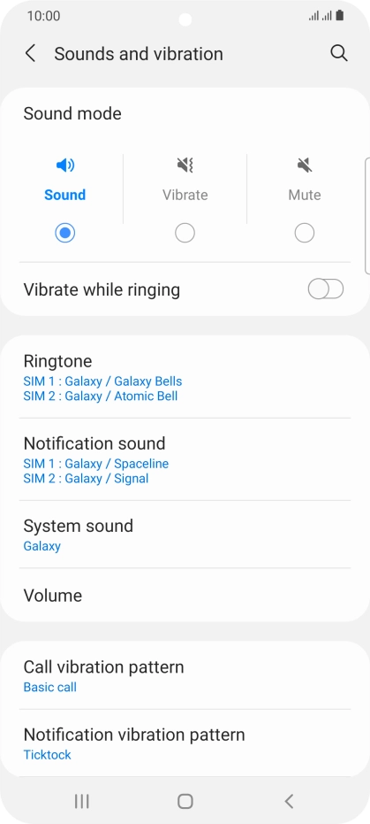 Press Ringtone.