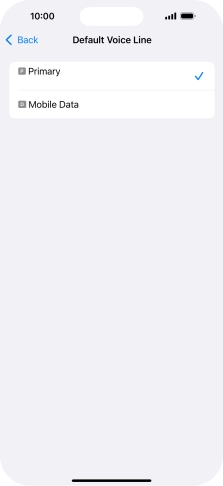 Press the required price plan.