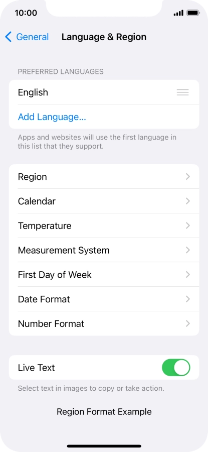 Press Add Language....