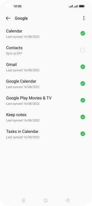 Press the field next to 