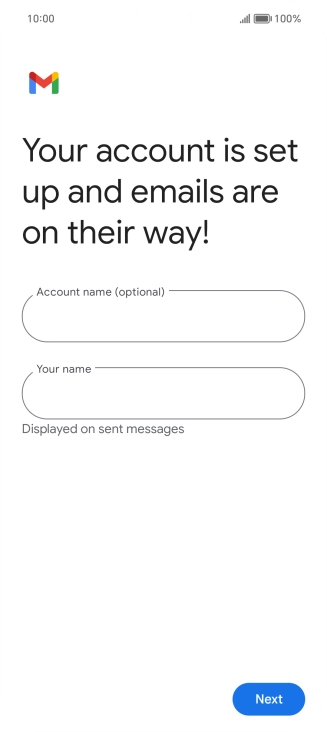 Press the field below 