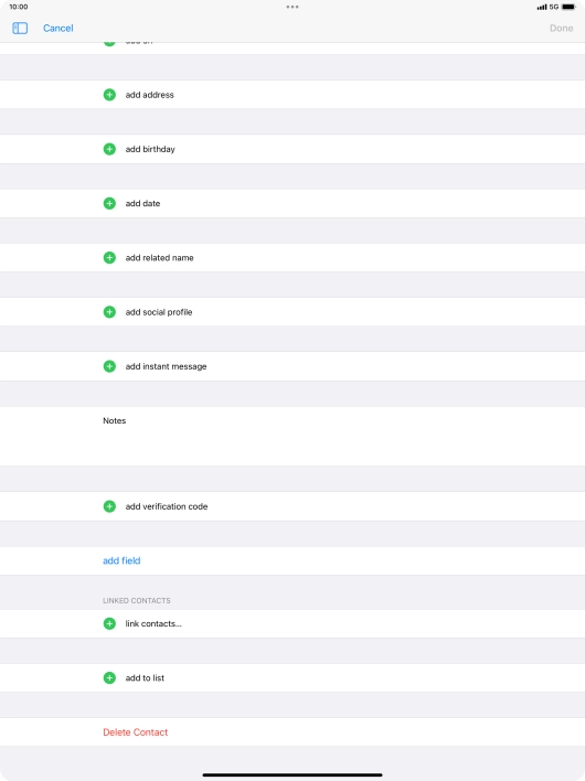 Press link contacts....