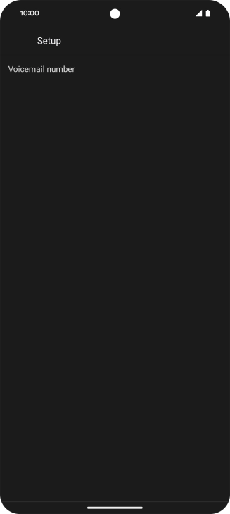 Press Voicemail number.