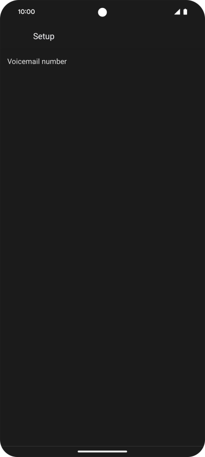 Press Voicemail number.