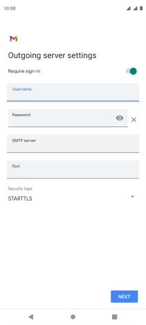 Press the field below 