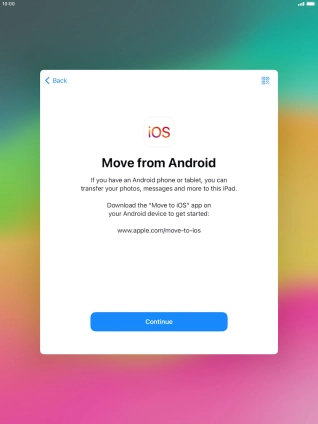 To transfer content to your tablet, you need to install the app 