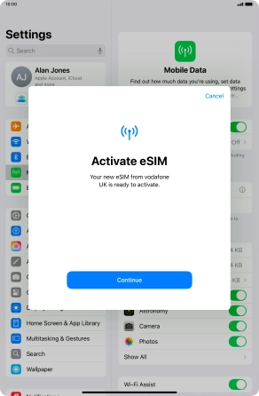 Press Continue. Press Continue.