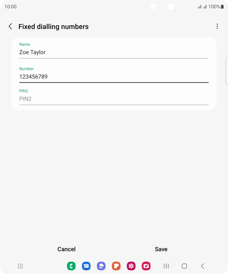 Press PIN2 and key in your PIN2. The default PIN2 is 1111. Press PIN2 and key in your PIN2. The default PIN2 is 1111.