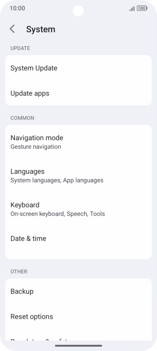 Press System Update. Press System Update.