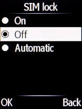 Select On to turn on the function. Select On to turn on the function.