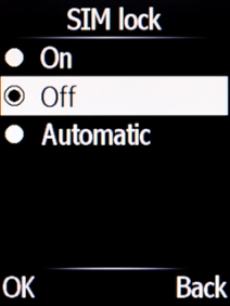 Select On to turn on the function. Select On to turn on the function.
