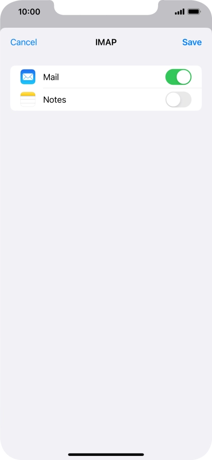 Press Save. Your email account has now been set up. To select more settings for incoming and outgoing server, proceed with the following steps.