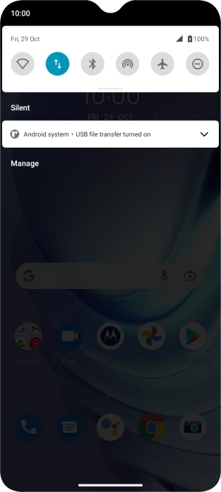 Press Android system.