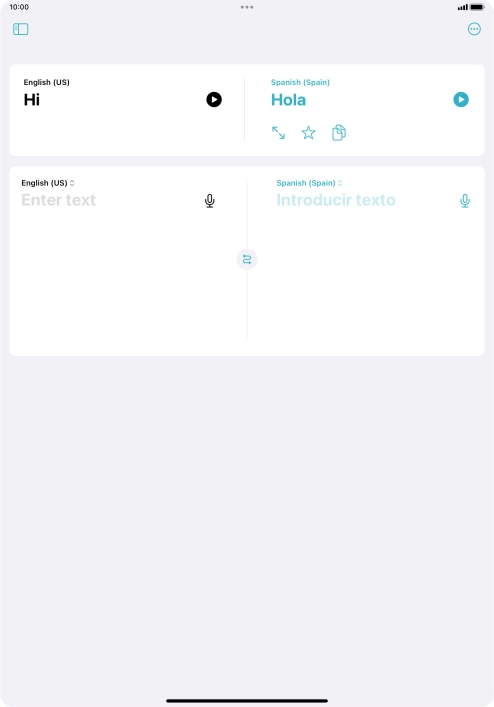 Press the screen size icon.