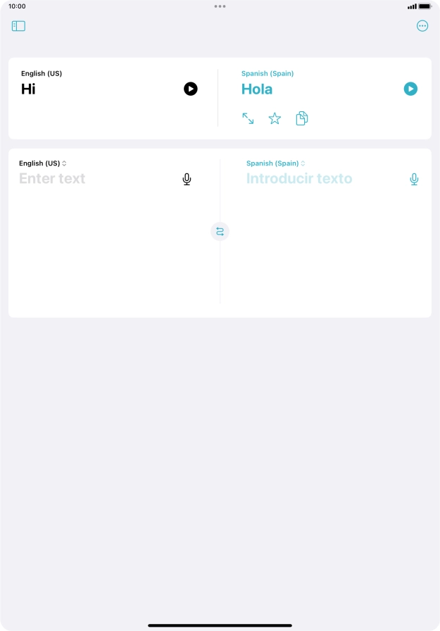 Press the screen size icon.